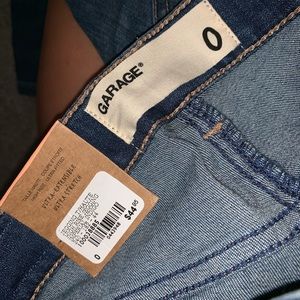 New Garage high rise skinny jeans